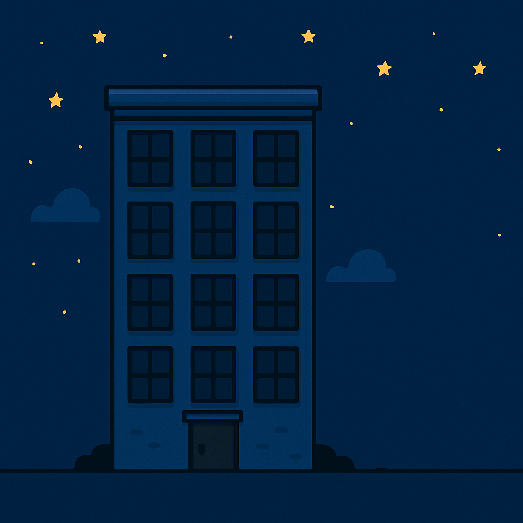 Edificio apagado